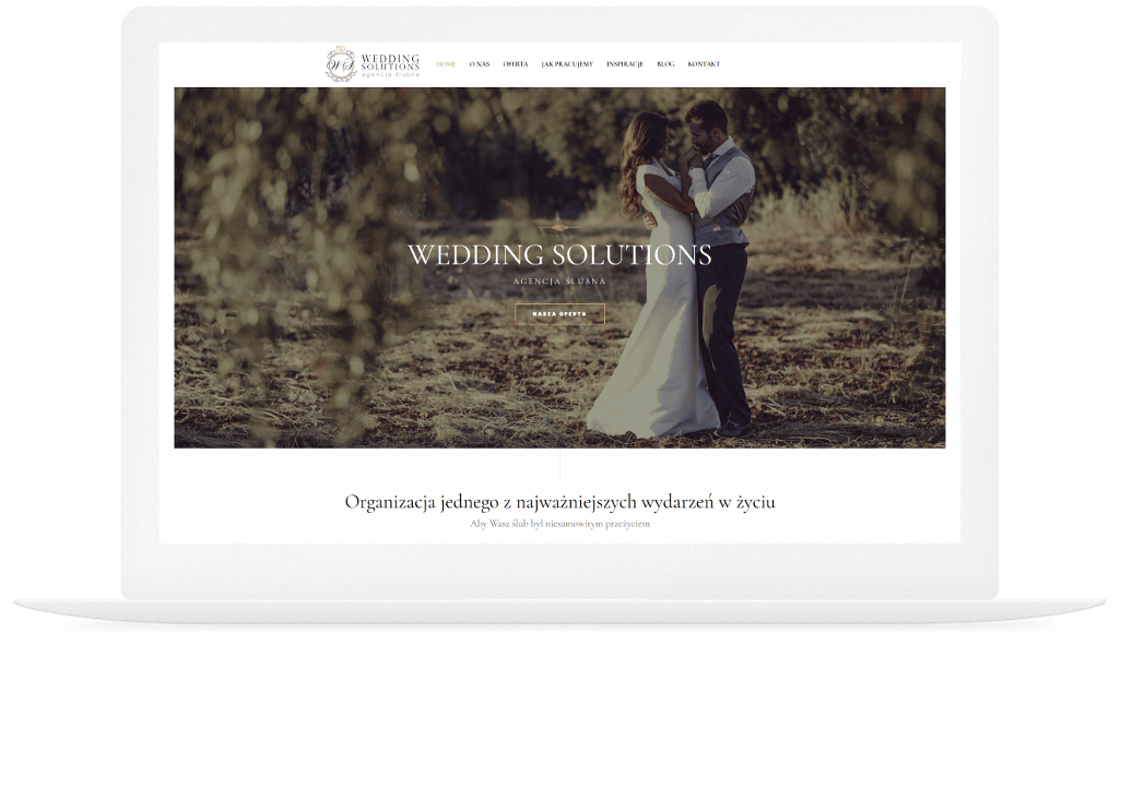 strona www dla wedding plannera